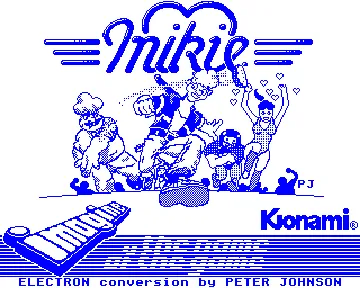 Mikie (198x)(Konami-Imagine) screen shot title